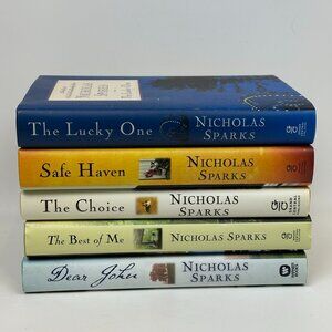 ✍️📚 5 NEW SIGNED Nicholas Sparks 1st Edition Hardcover Books – Autographed Set